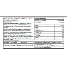 PROVEN 女性專用益生菌 + 蔓越莓30粒 雙歧桿菌 (平行進口貨 ）