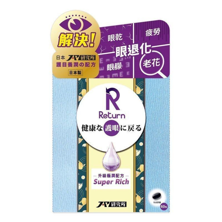 Return 回本護眼養潤配方(極潤) 60粒 EXP:02/2027