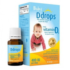 Ddrops - 嬰兒維他命D3滴劑 2.5毫升 嬰兒維生素