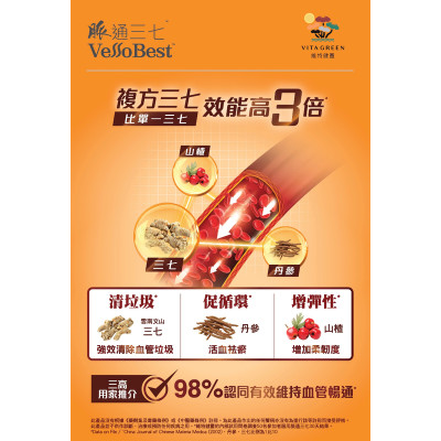 維特健靈脈通三七 40粒