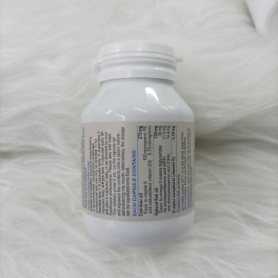 Bio Island - 頂級鱈魚肝油 90粒 嬰幼兒魚油 維他命A 維他命D