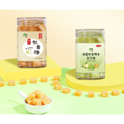 草本潤喉糖 蜂蜜潤喉糖 百草蜂梨糖 海鹽蜂蜜佛手梨膏糖【香港行貨 獨立包裝】 200g草本喉糖