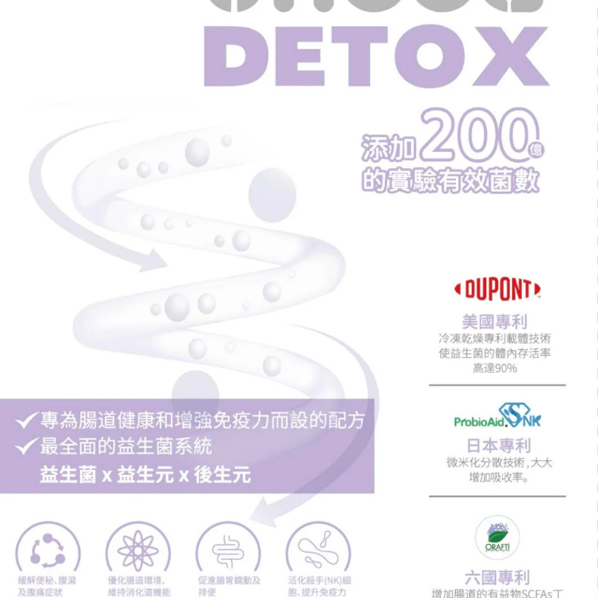 UNEED DETOX 益生菌 (腸道免疫配方)