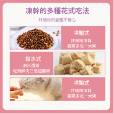 寵物趣食-凍乾三文魚 90g 寵物零食 凍乾零食 脫水三文魚 獎勵零食 幼犬訓練輔助 寵物食物 0添加純天然 貓犬零食