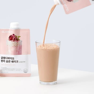 GLAM.D - 魅力代餐奶昔 玫瑰奶茶味 (一袋10包)
